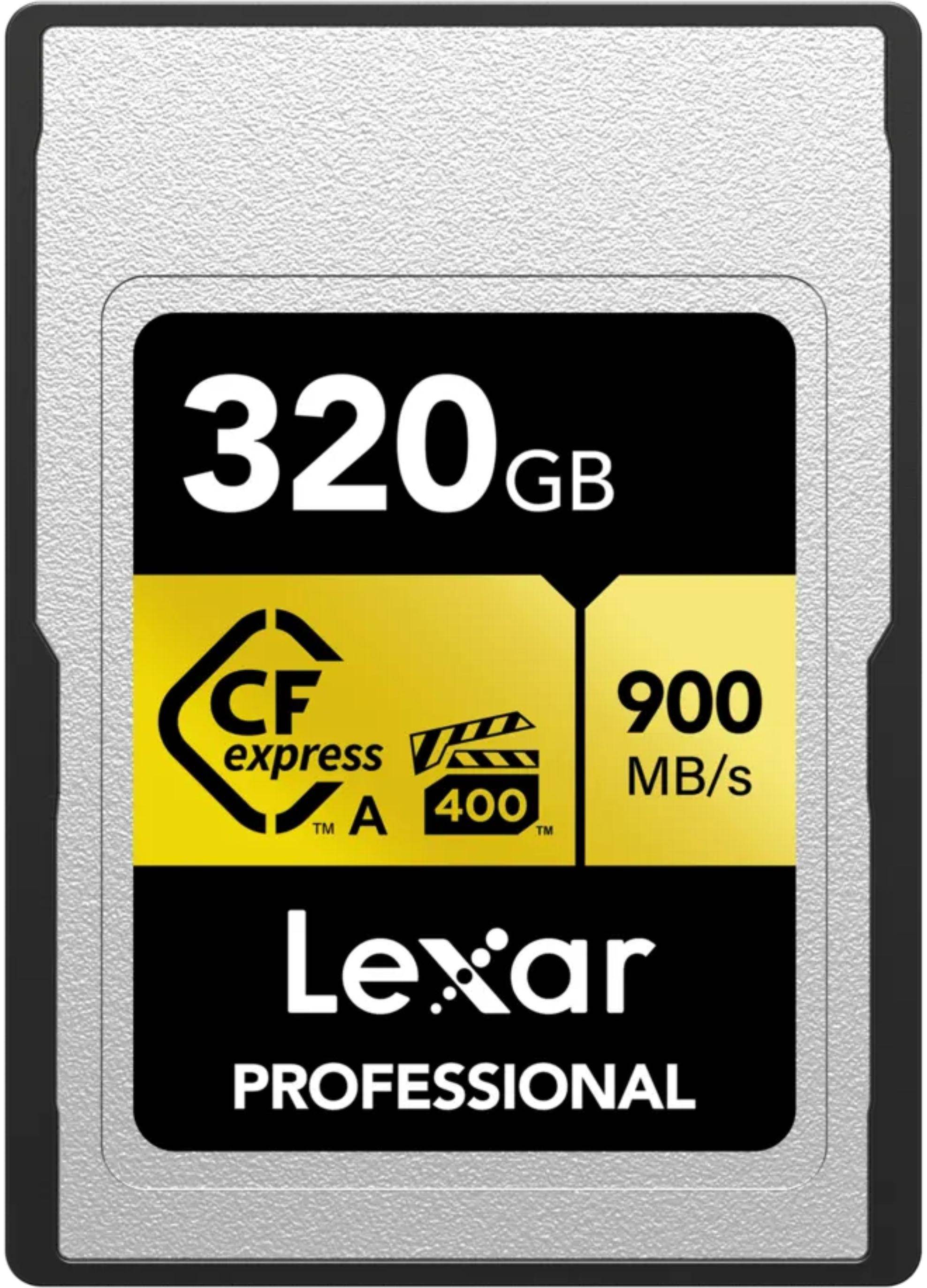 Lexar 320GB CFexpress Type A Gold Series Card zoom image
