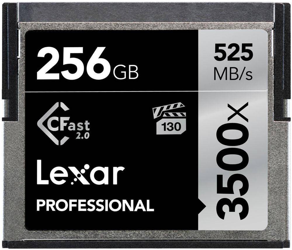 Lexar LC256CRBEU3500 3500X 256 GB Compact Flash Class 10 525 MB/s Memory Card zoom image