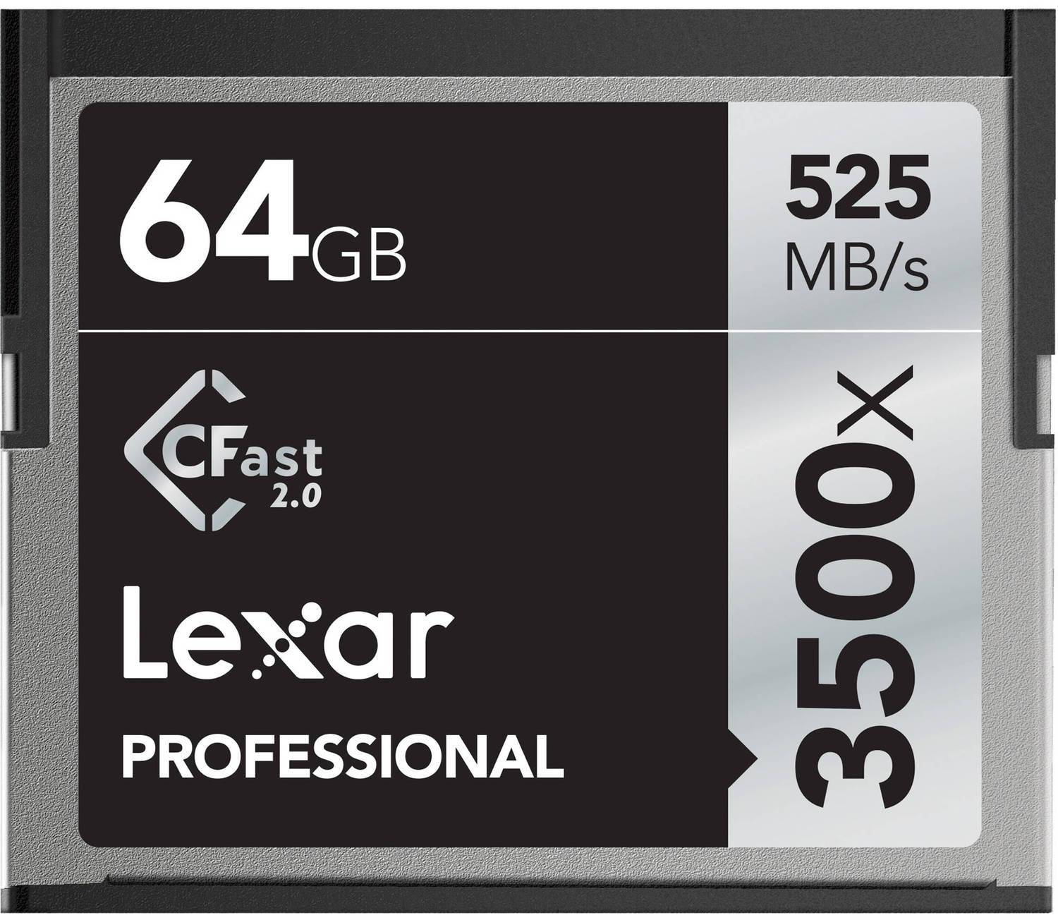 Lexar LC64GCRBAP3500 Professional 3500x 64 Compact Flash Class 10 525 MB/s Memory Card zoom image