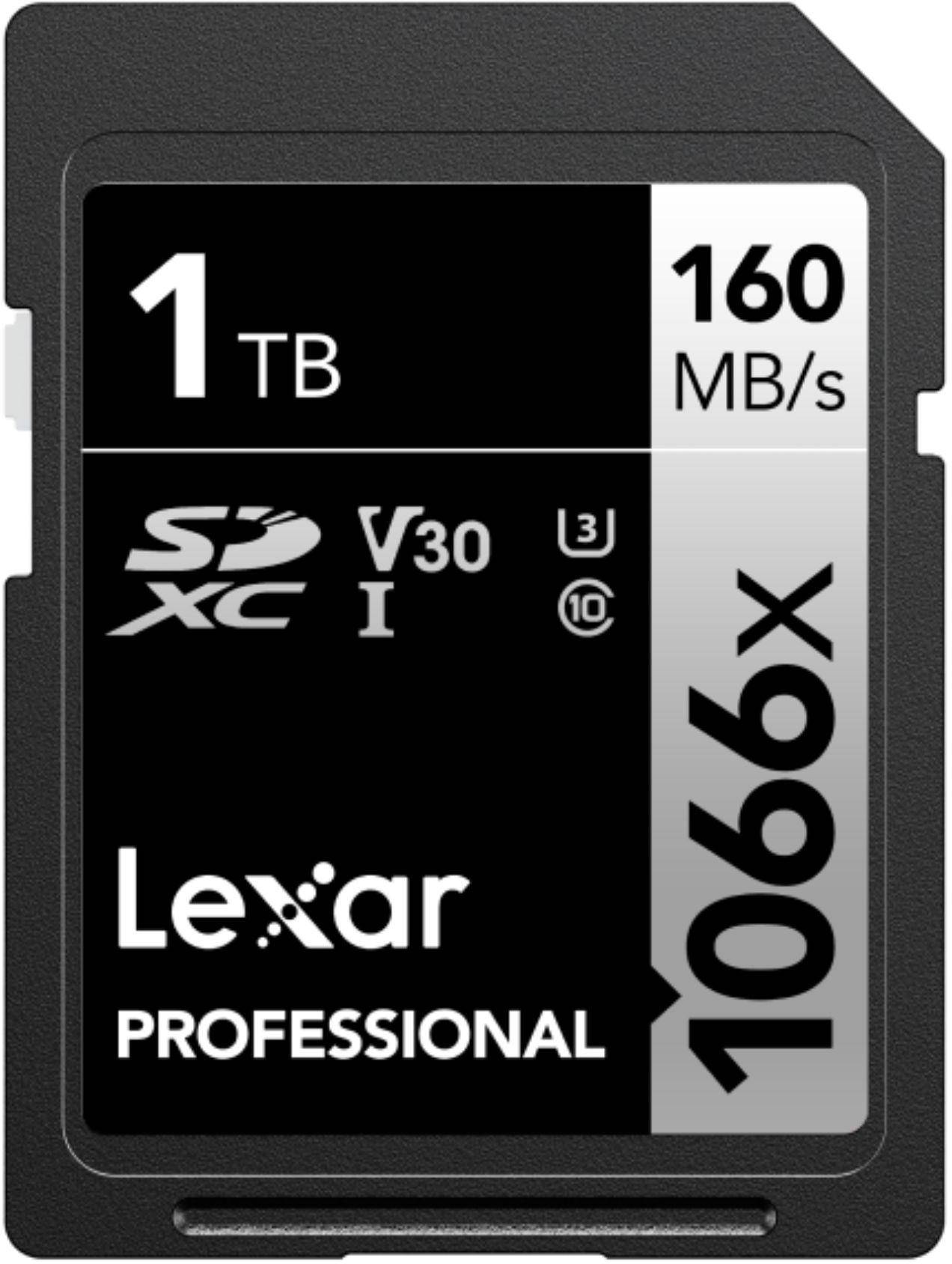Lexar LSD1066001T-BNNNG Professional 1066x 1 TB SDXC Class 10 160 MB/s Memory Card zoom image