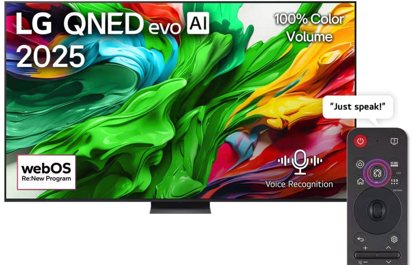 LG 100 inch QNED evo AI QNED86 MiniLED 4K VRR 144Hz Smart TV AI Magic remote zoom image
