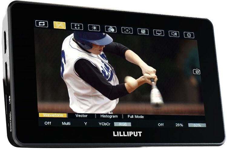 Lilliput HT5S 5.5 inch Ultrahigh 2000 cd/m² Brightness Touchscreen On-Camera Monitor zoom image