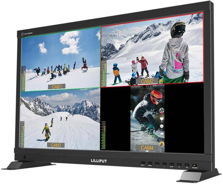 Lilliput PVM220S 21.5 inch 3G-SDI/HDMI Quad-Split Broadcast Monitor zoom image