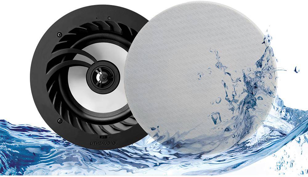LITHE-AUDIO 03211 BLUETOOTH IP44 RATED WIRELESS 6.5 inch CEILING SPEAKER zoom image