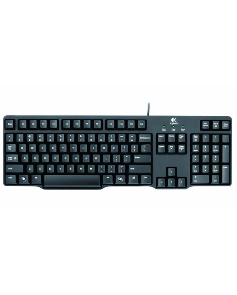 Logitech K100 Classic Ps/2 Wired Keyboard (black) zoom image