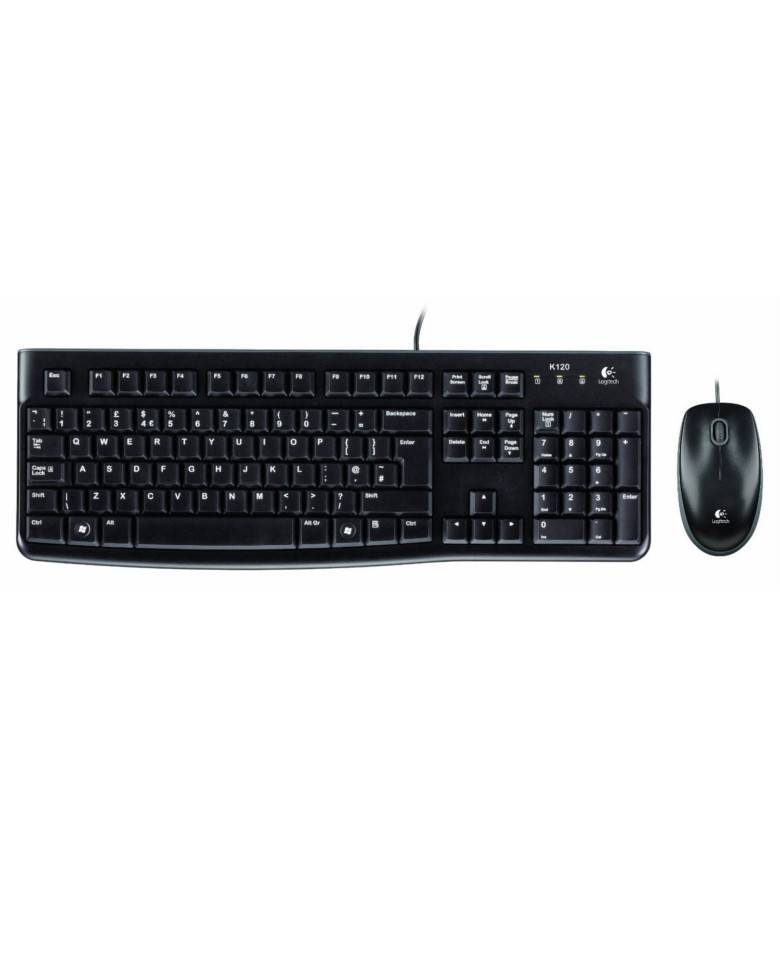 Logitech Mk120 Keyboard & Mouse Combo (black) zoom image