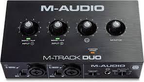 M-audio M-track Duo Audio Interface With 2-channel usb Recording zoom image