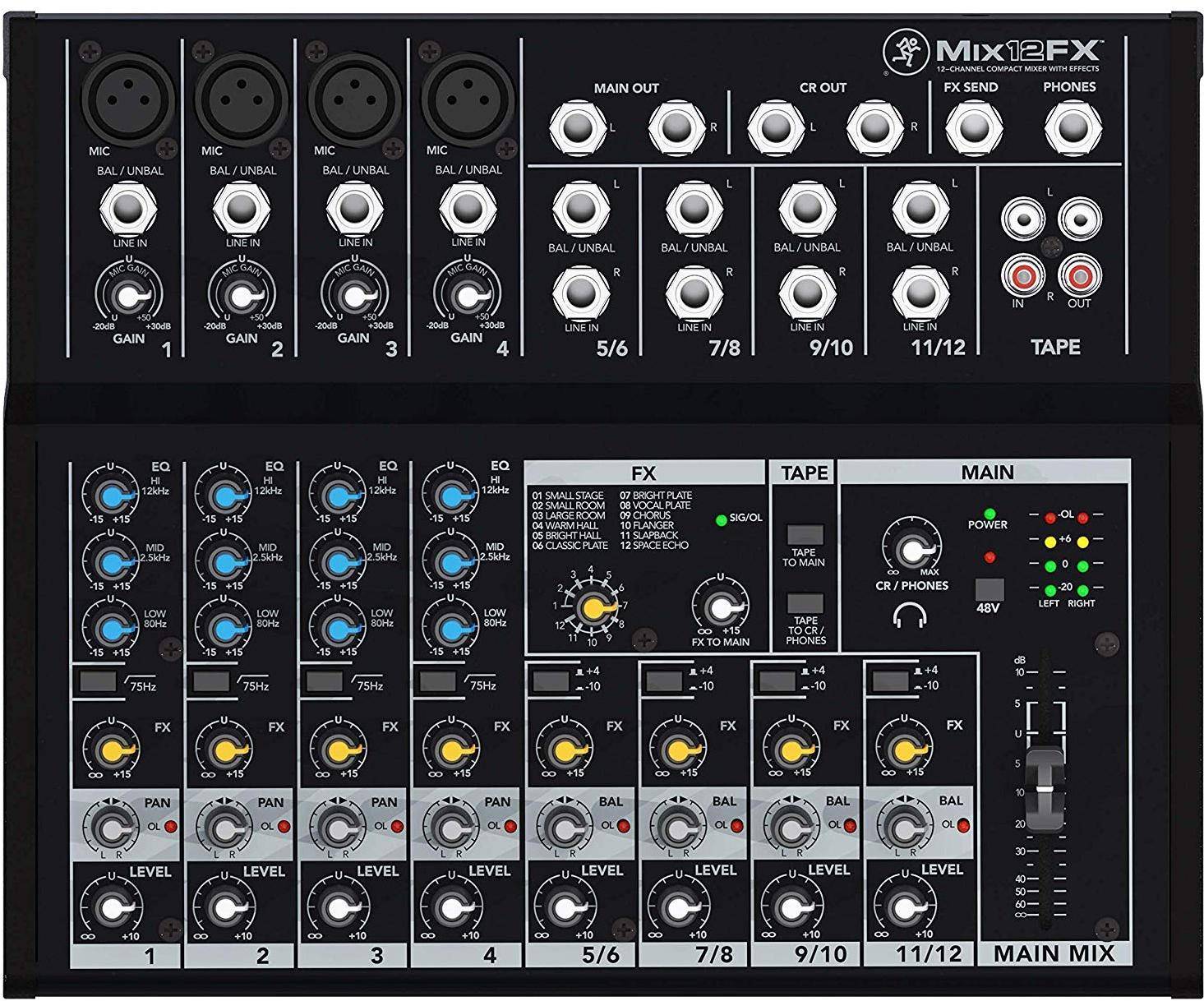 Mackie Mix12fx 12-channel Compact Mixer zoom image