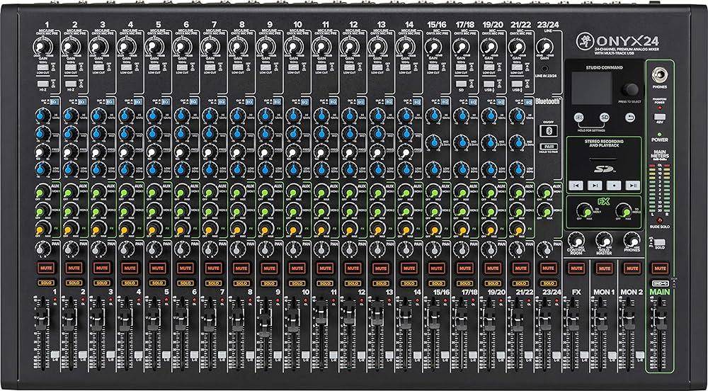 Mackie Onyx24 24-channel Premium Analog Mixer With Bluetooth Streaming zoom image