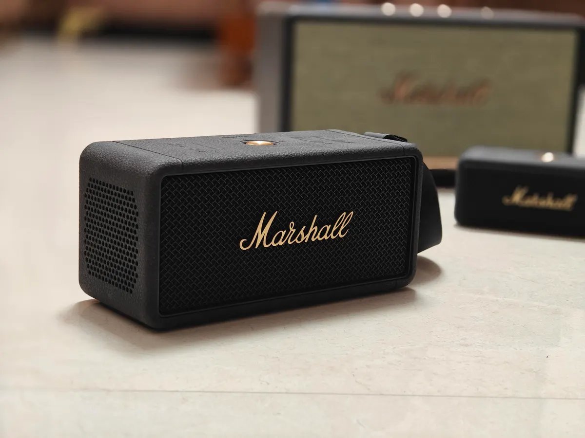 Marshall Portable Bluetooth Speaker Brands Buy Marshall Middleton Bluetooth  Speakers Online In India At