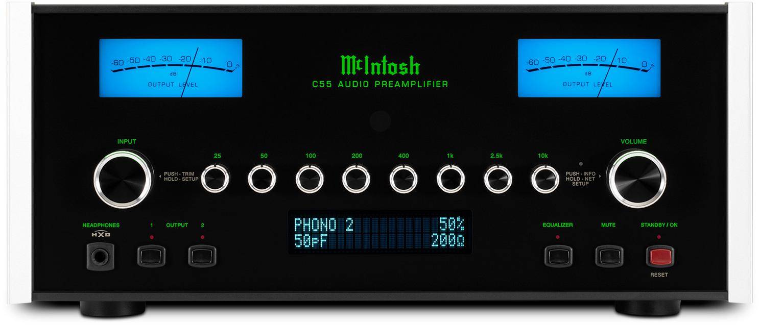 McIntosh C55 2-Channel Solid State Preamplifier zoom image