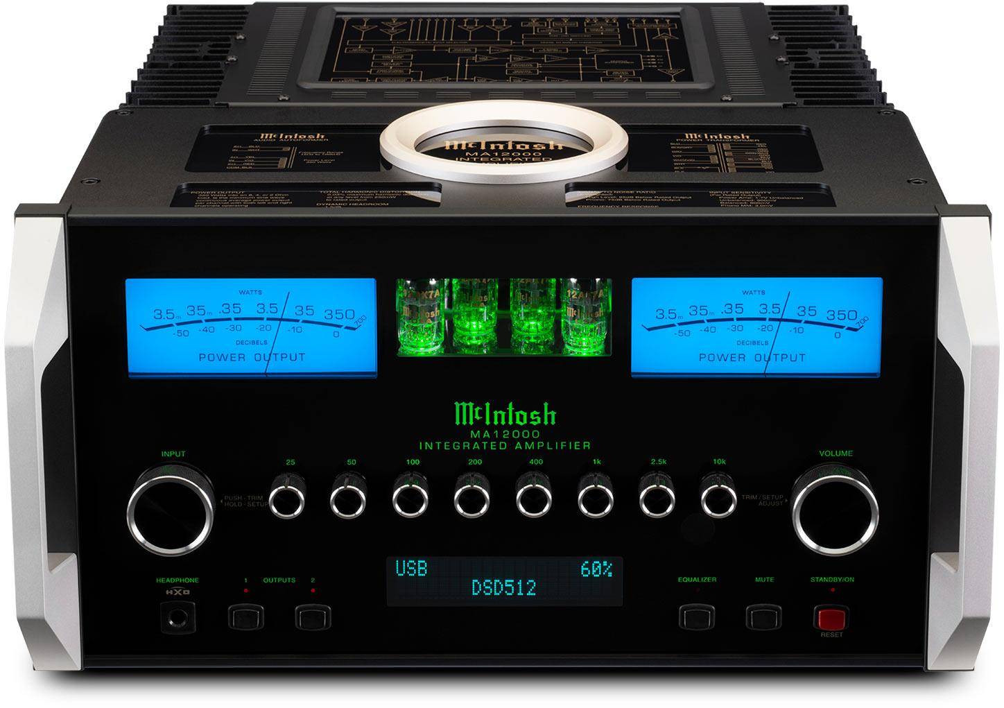 Mcintosh MA12000 2-Channel Hybrid Integrated Amplifier zoom image
