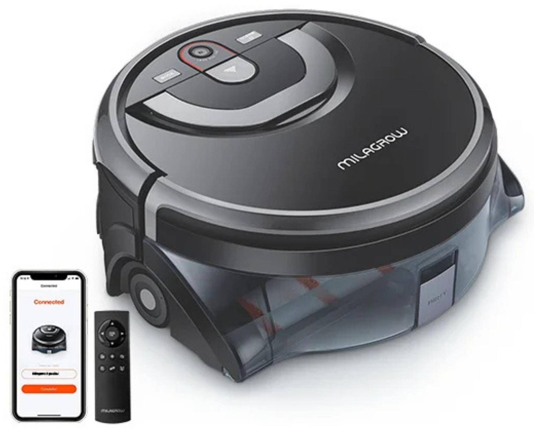 Milagrow AguaBot 21.0 Smart Wet Floor Mopping Robot zoom image