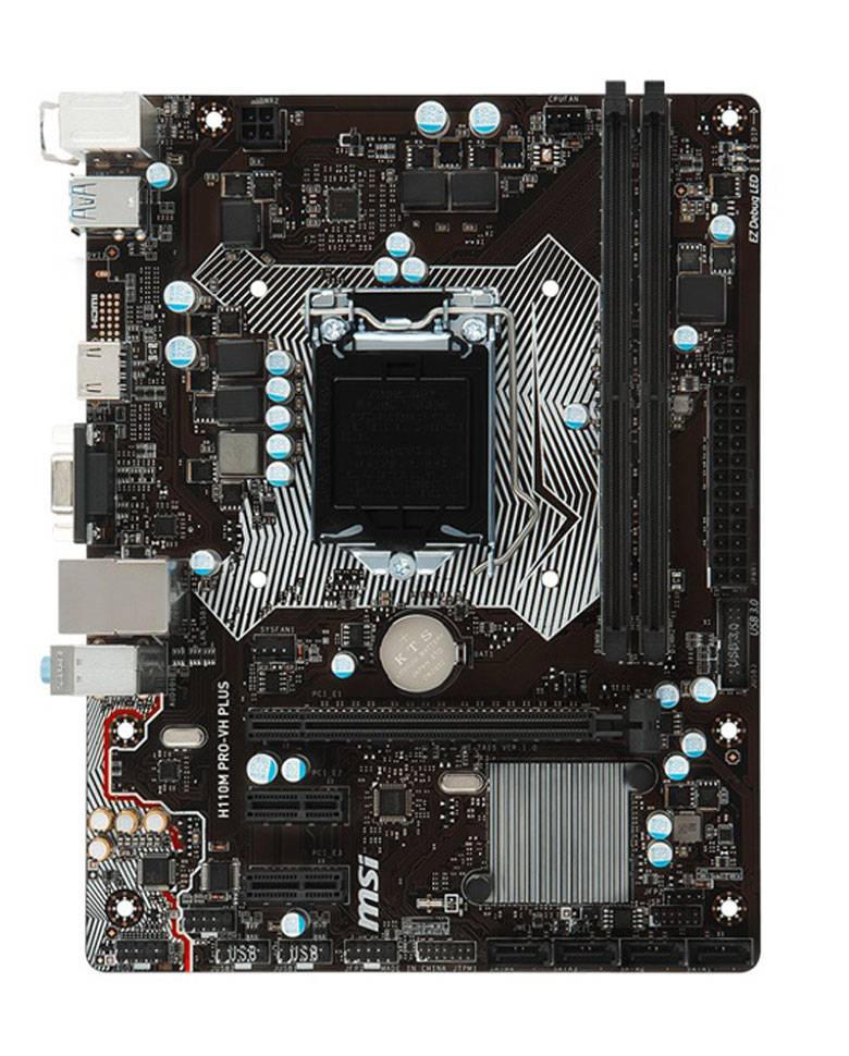 Msi H110m Pro-vh Plus Lga 1151 Motherboard zoom image