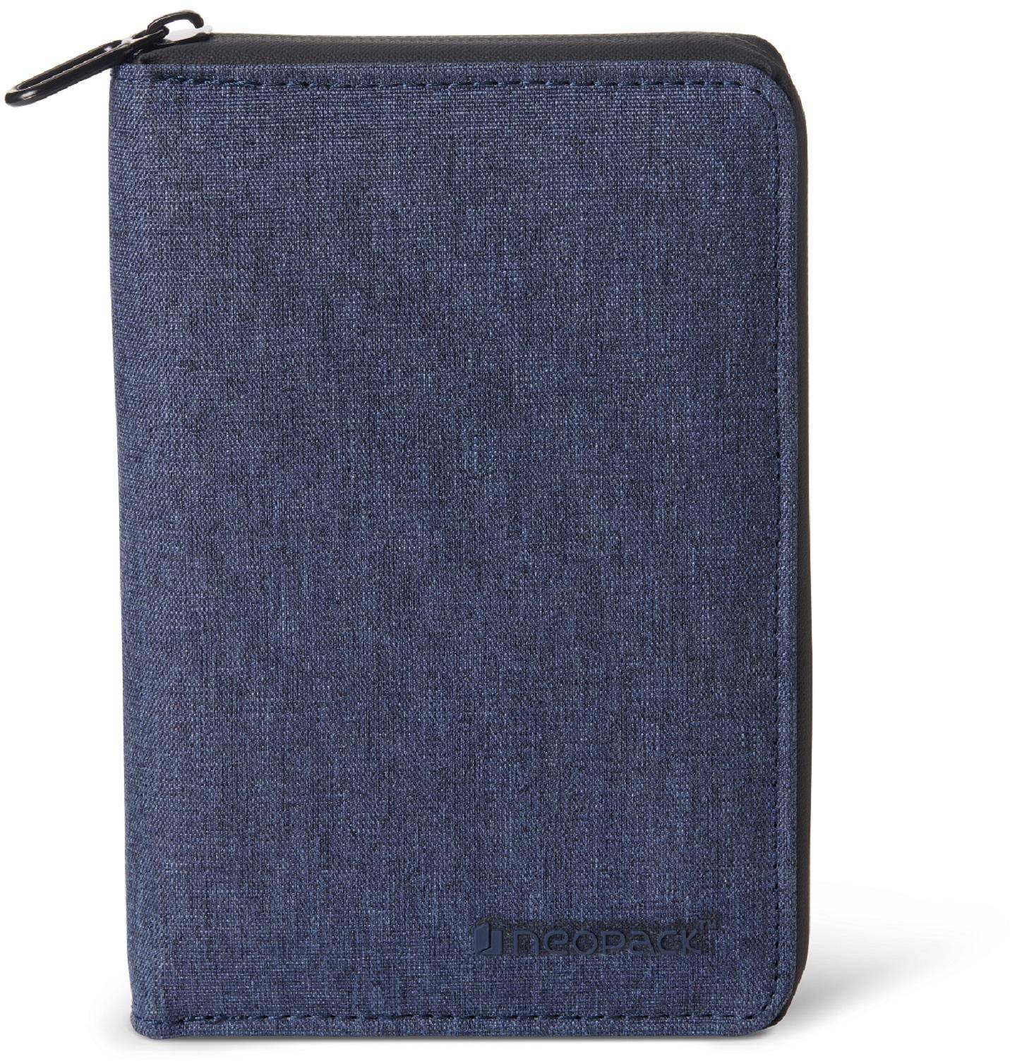 Neopack Rifd Protected Water Resistant Zipper Passport Holder  zoom image