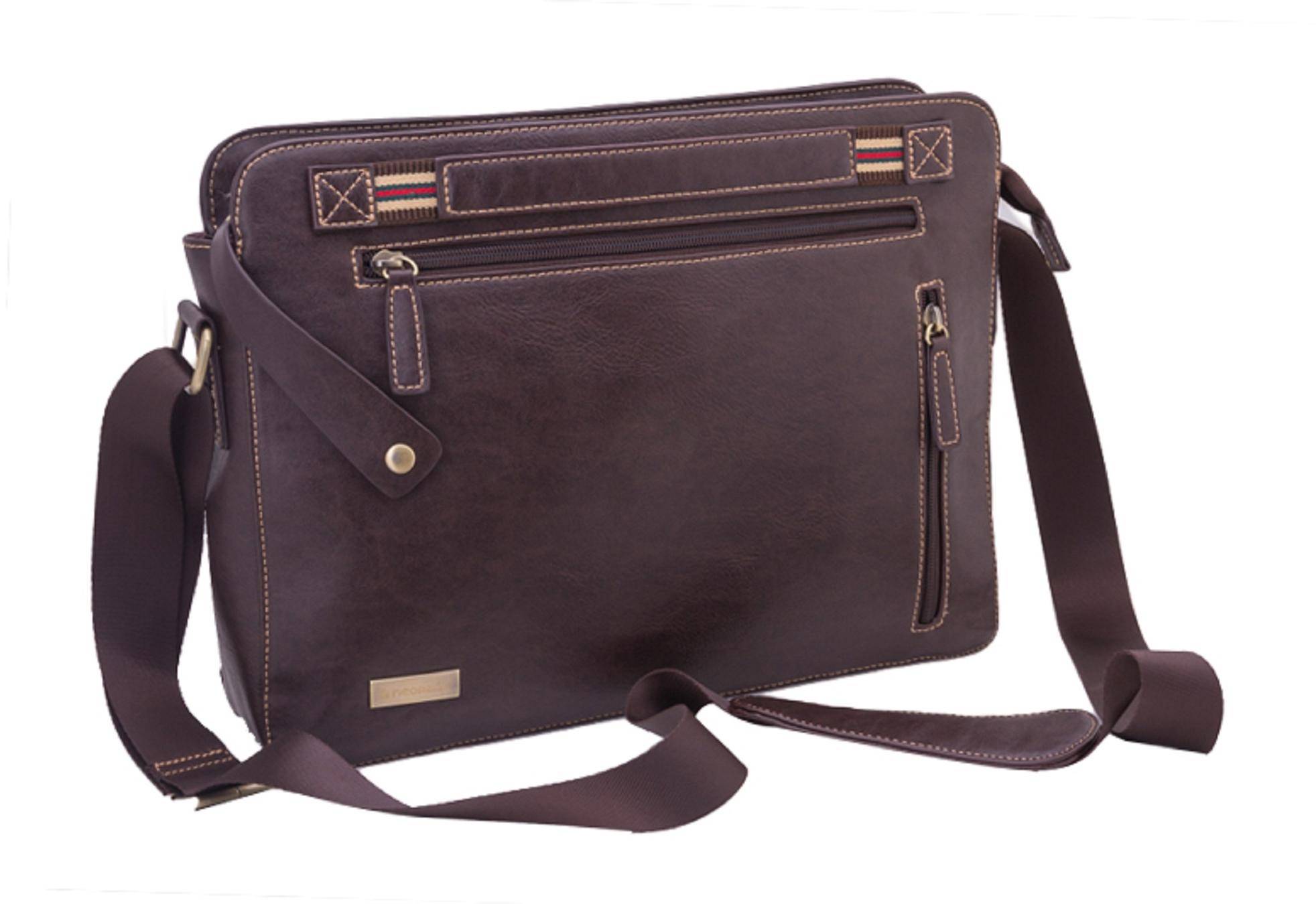 Neopack urban Messenger Slim Leather Bag 13.3 Inches For Laptops And Macbooks zoom image