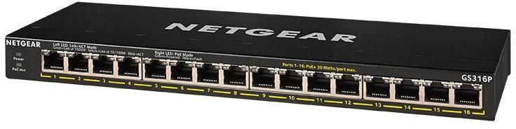 NETGEAR 16-Port Gigabit Ethernet High-Power PoE+ Unmanaged Switch with 8-Ports PoE++ zoom image