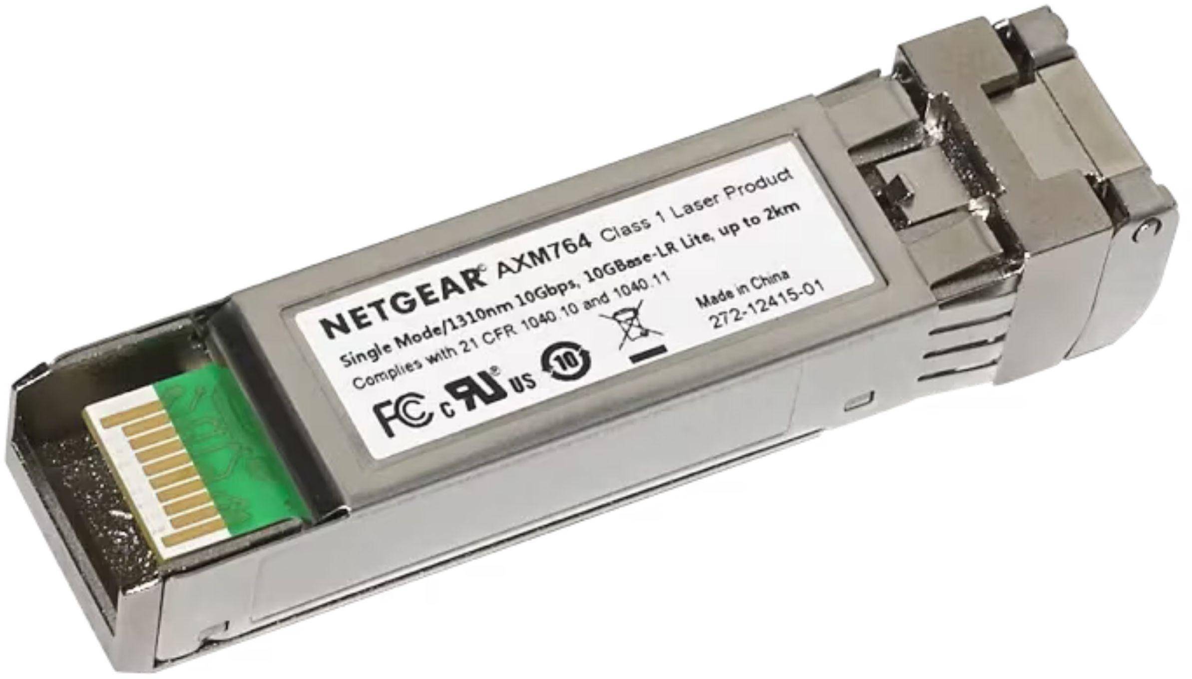 Netgear AXM764 SFP+ Transceiver, 10GBase-LR Lite for single mode 9/125µm fiber zoom image