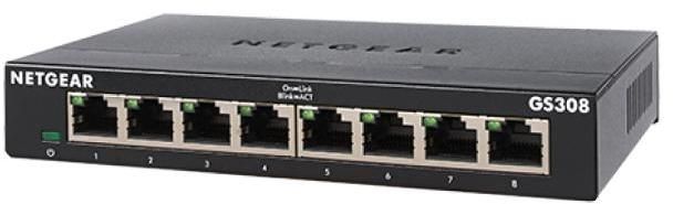 NETGEAR GS308 8-Port Gigabit Ethernet Unmanaged Switch zoom image