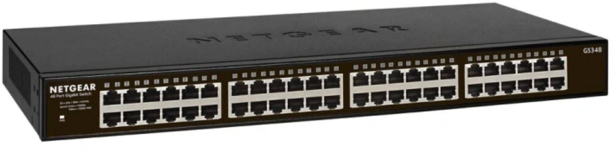 NETGEAR GS348 48-Port Gigabit Ethernet Unmanaged Switch zoom image