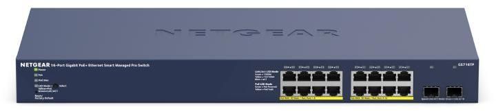 NETGEAR GS716TP 16-port Gigabit Ethernet PoE+ Smart Switch with 2 SFP Ports and Cloud Management zoom image