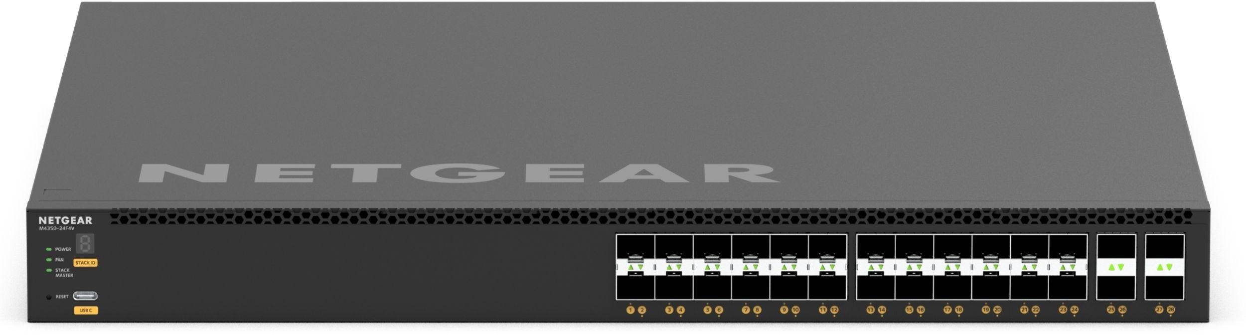 NETGEAR M4350-24F4V Fully Managed Switch (XSM4328FV) 24xSFP+ and 4xSFP28 25G zoom image