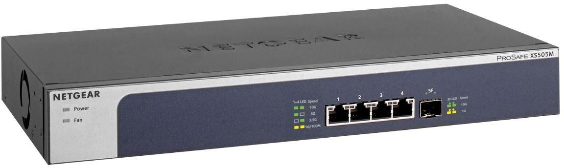 NETGEAR XS505M 5-Port 10G Multi-Gigabit Ethernet Unmanaged Switch zoom image