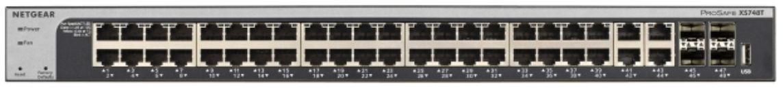 NETGEAR XS748T 48-Port 10G Ethernet Smart Managed Pro Switch- with 4 x 10Gigabit SFP zoom image