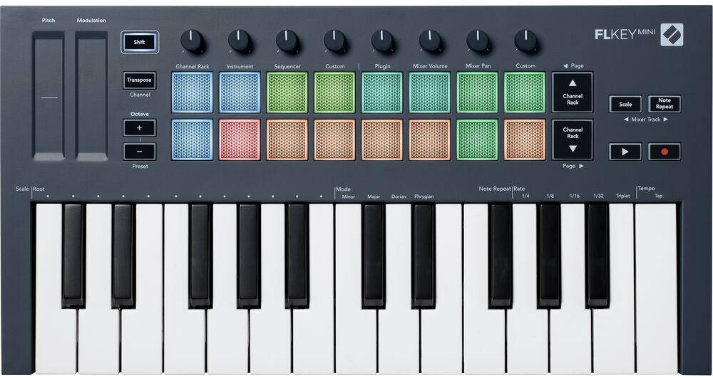 Novation FLkey Mini 25 Key Midi keyboard zoom image