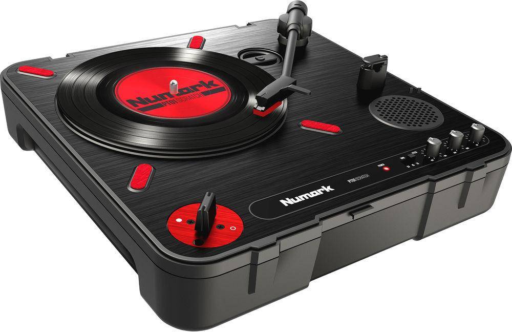 Numark PT01 Scratch Portable Turntable with DJ Scratch Switch zoom image