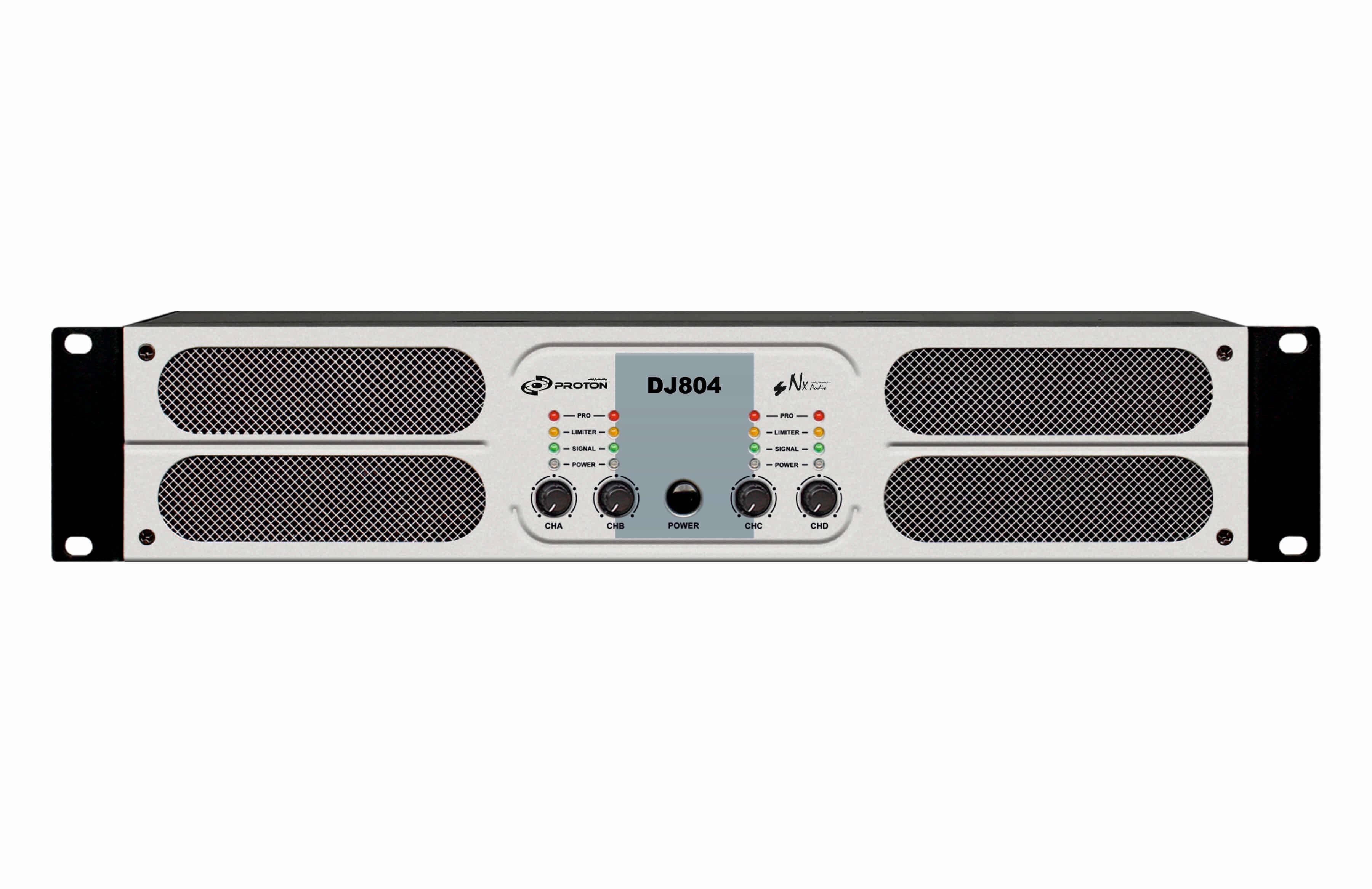 NX Audio DJ804 4-Channe Live Sound 3200W Power Amplifier zoom image