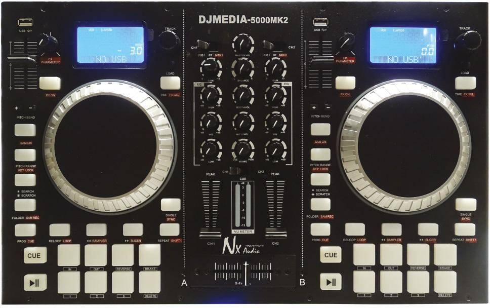 NX Audio DJMEDIA5000MK2 – All-in-One Professional DJ Media Player & MIDI Controller zoom image