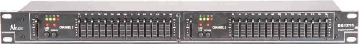 NX Audio EQ1215– 15-Band Dual Graphic Equalizer zoom image