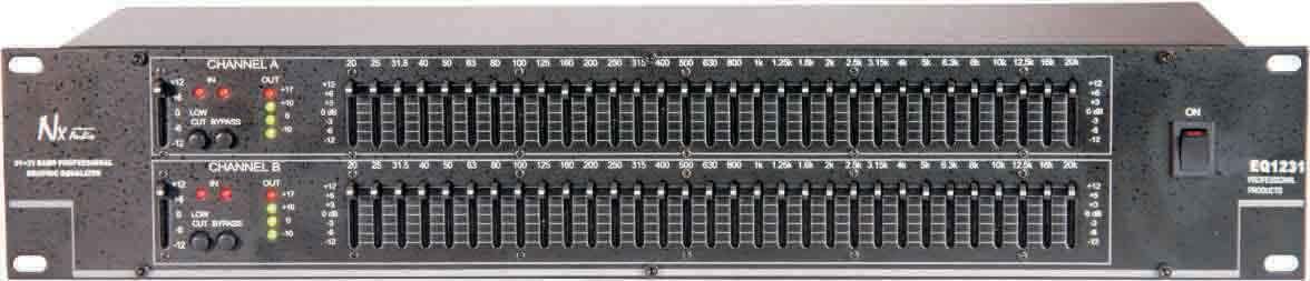 NX Audio EQ1231– 31-Band Graphic Equalizer with Toroidal Transformer zoom image