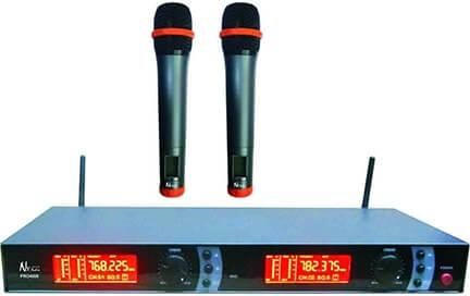 NX AUDIO PRO4000HH MK2 DUAL HANDHELD WIRELESS MICROPHONE zoom image