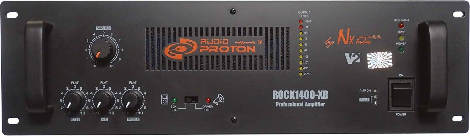 NX Audio ROCK1400-XB 1400W High-Power Professional PA Amplifier zoom image