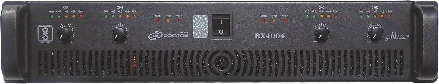 NX Audio RX-4004, 4400 Watt 4 channel Power Amplifier zoom image
