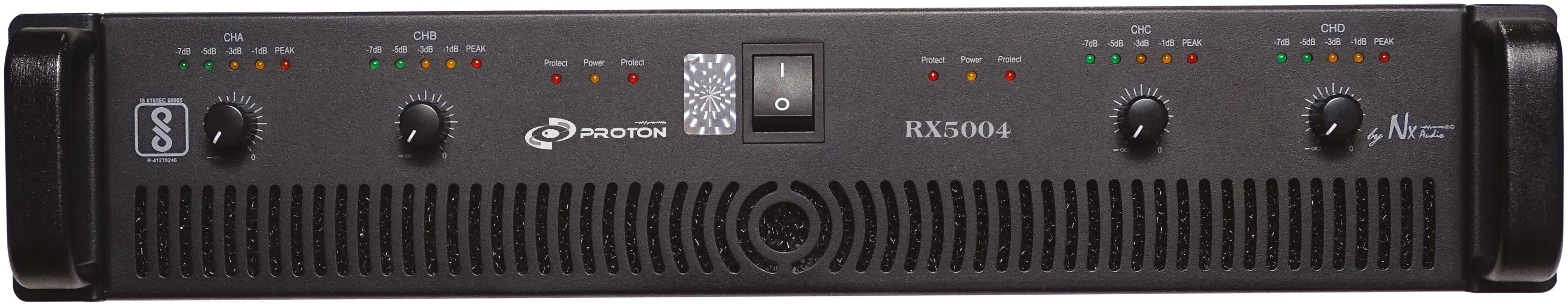NX Audio RX5004 1000W 4-Channel Class H Power Amplifier zoom image