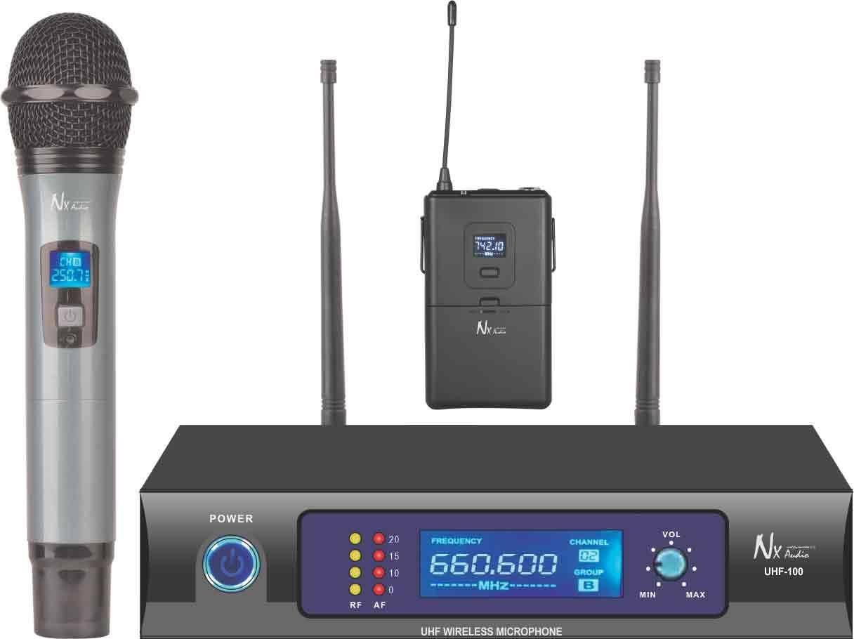 NX AUDIO UHF 1 WIRELESS HANDHELD MICROPHONE zoom image