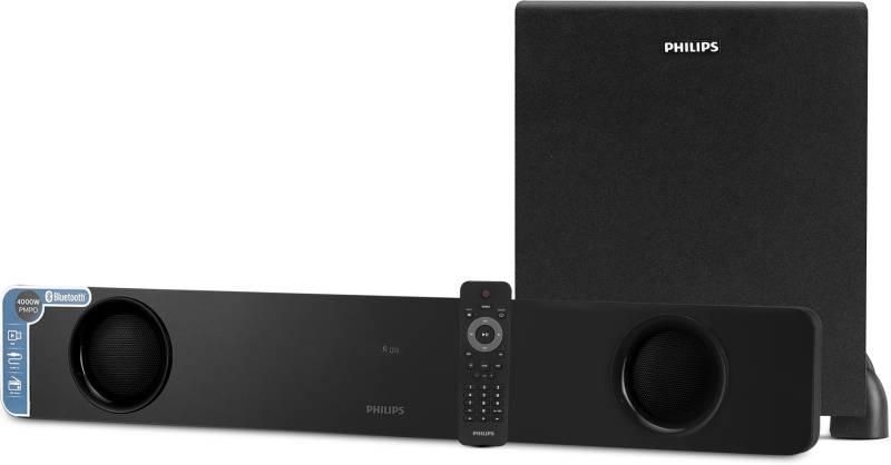 Philips Htl1041 2.1ch 40 W Bluetooth Soundbar With Subwoofer zoom image