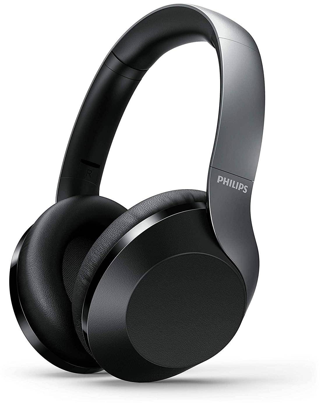 Philips Performance taph805bk Active Noise Cancelling Headphones (with Mic) zoom image