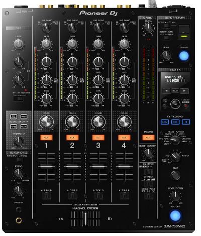 Pionner Djm-750mk2 4-channel Performance Dj Mixer zoom image