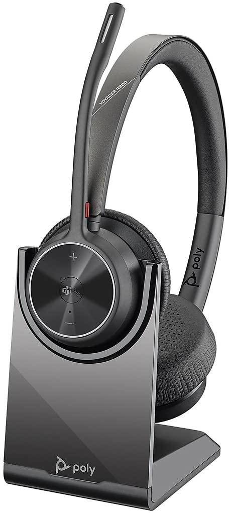 Poly by Plantronics - Voyager 4320 UC Wireless On Ear Headset zoom image