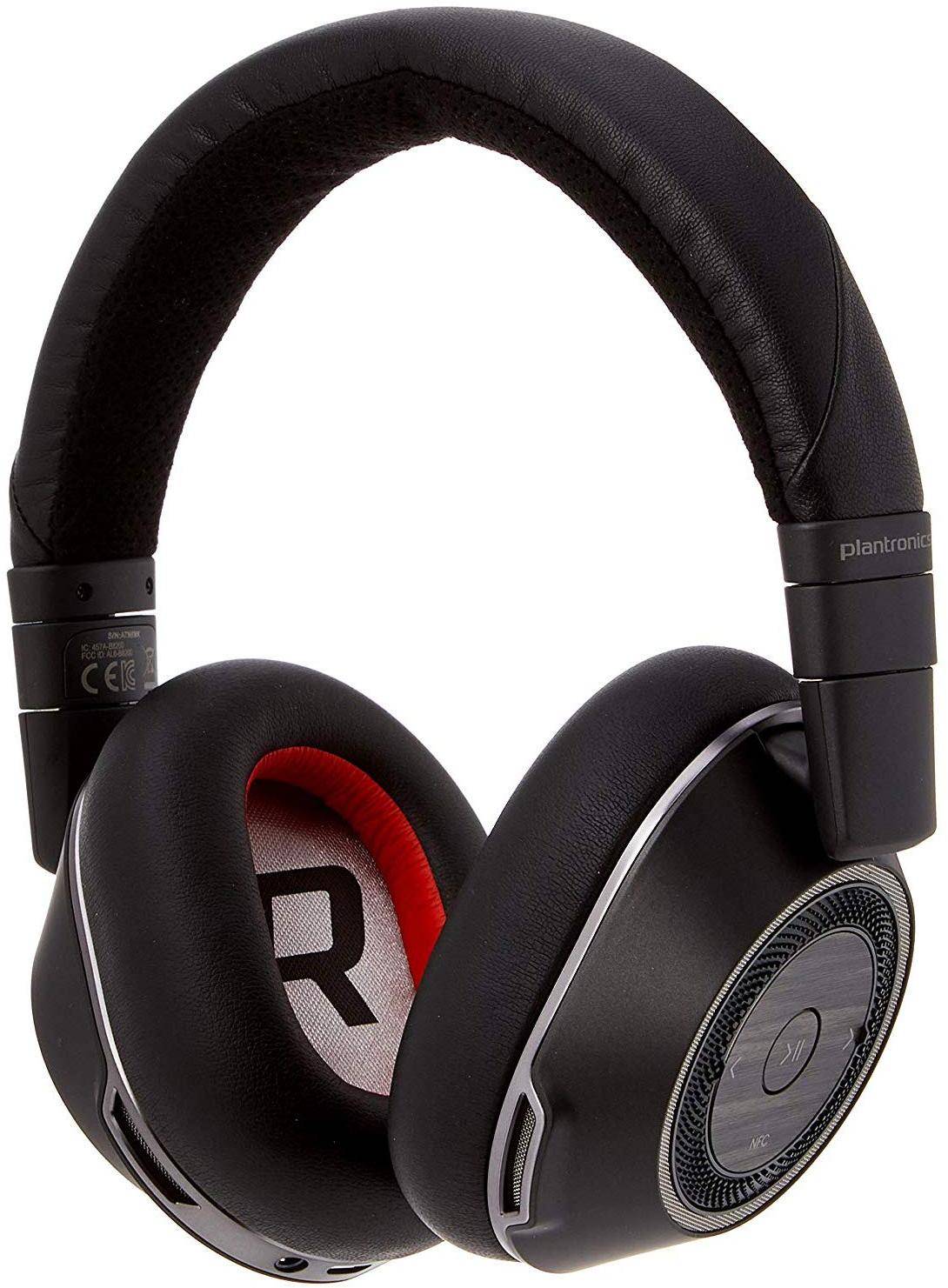 Poly by Plantronics - Voyager 8200 UC Bluetooth Dual-Ear (Stereo) On Ear Headset zoom image