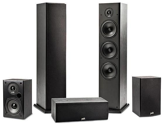 Polk Audio Fusion t50 tower Speaker Set With Dolby Atmos Speaker Package zoom image