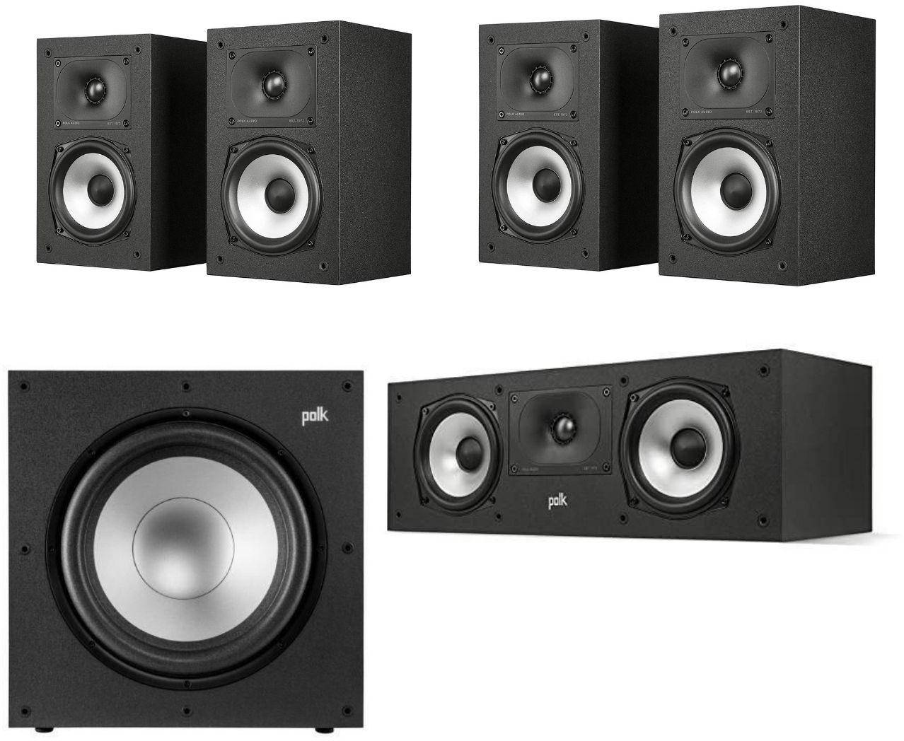 Polk Audio Monitor XT15 - 5.1 Speaker Bundle Package zoom image
