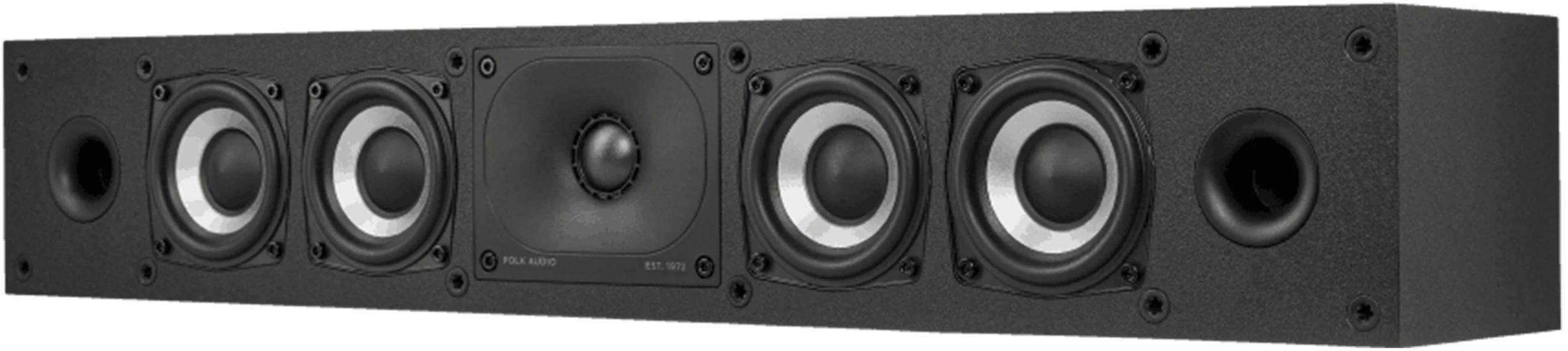 Polk Audio Monitor Xt35 Slim Center Speaker Hi-res Center Channel Speaker  zoom image