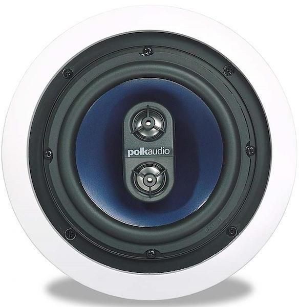 Polk Audio Rc6s Ceiling Stereo Speaker Perfect Match For Indoor/outdoor Placement Bath, Kitchen,covered Porches(each) zoom image