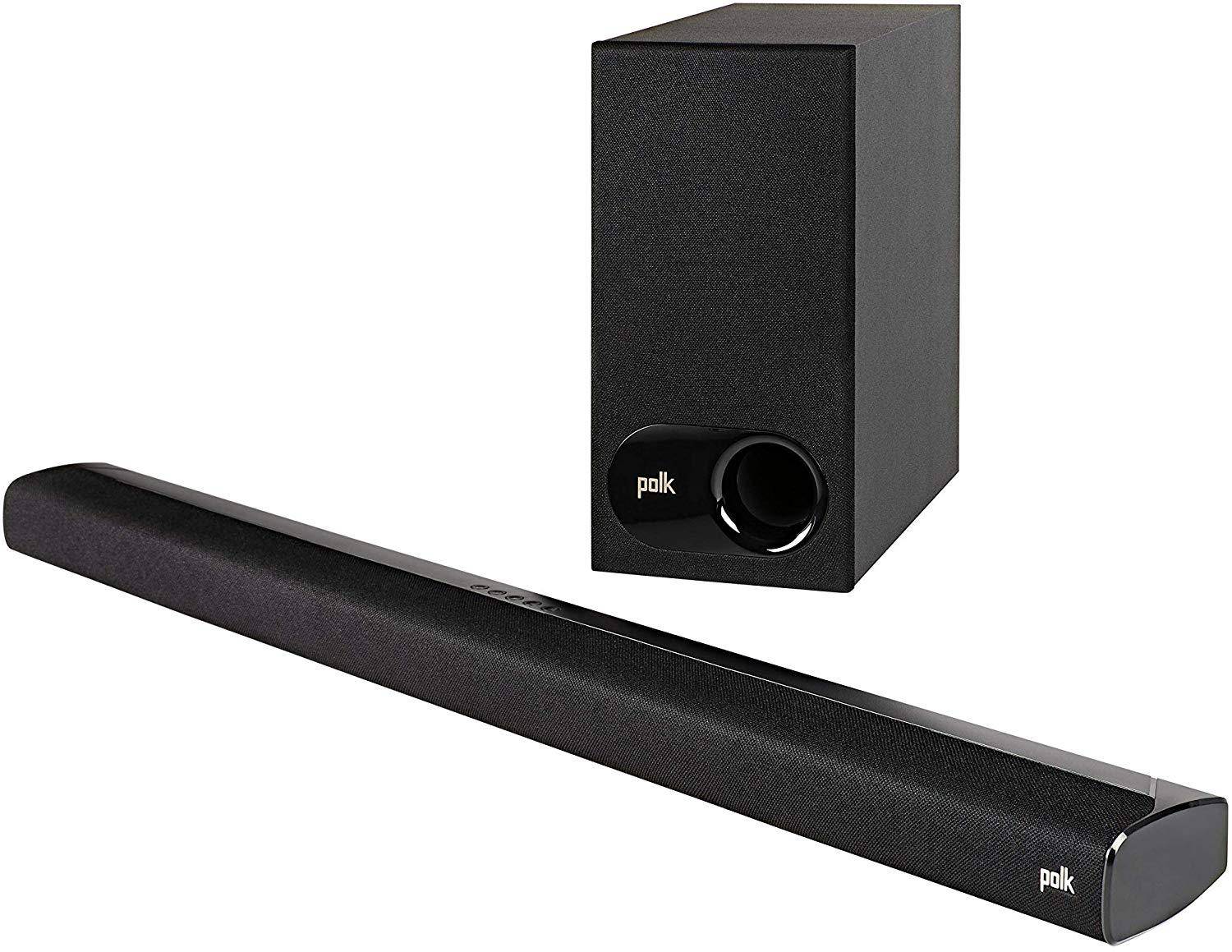 Polk Audio Signa S2 ultra Slim tv Dolby Audio Soundbar With Wireless Subwoofer  zoom image