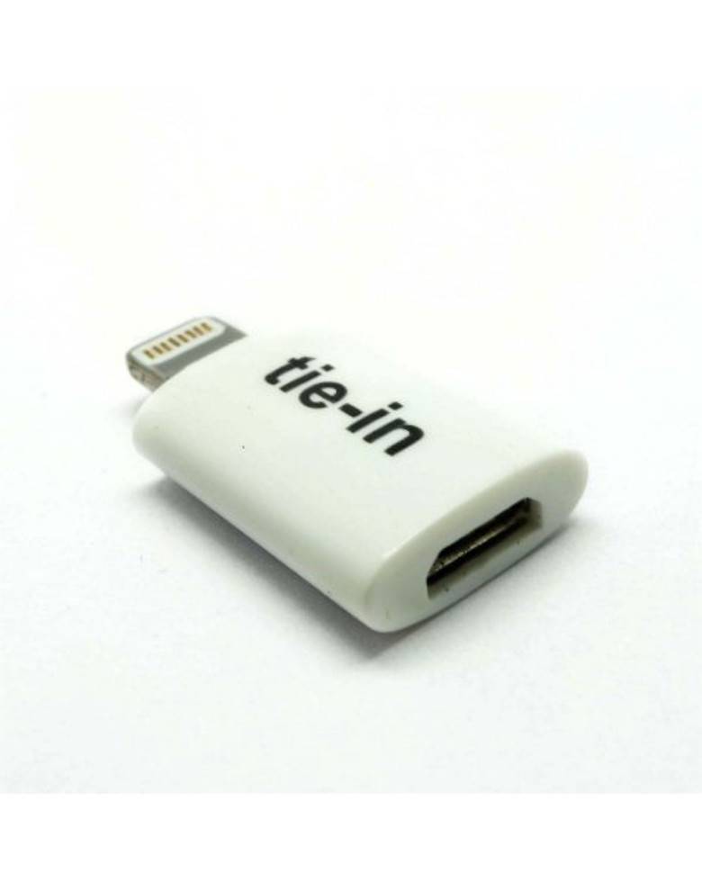 Portronics tie-in Micro usb to Lighting Adapter (white) zoom image